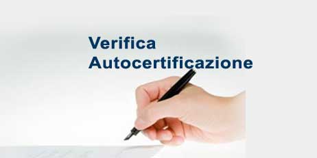 Verifica autocertificazione